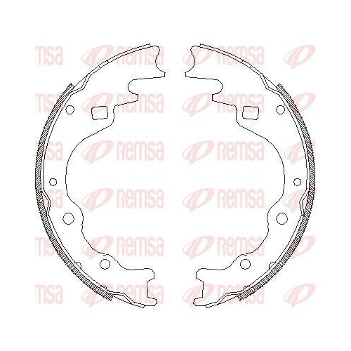 REMSA Bremsbacke 4365.00