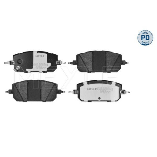 MEYLE Bremsbelagsatz, Scheibenbremse MEYLE-PD: Advanced performance and design. 025 265 0616/PD