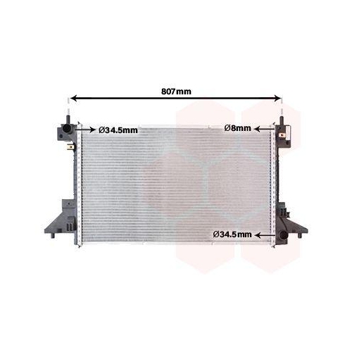 VAN WEZEL K&uuml;hler, Motork&uuml;hlung 37002601