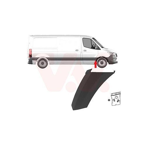 VAN WEZEL Zier-/Schutzleiste, Kotfl&uuml;gel 2973402