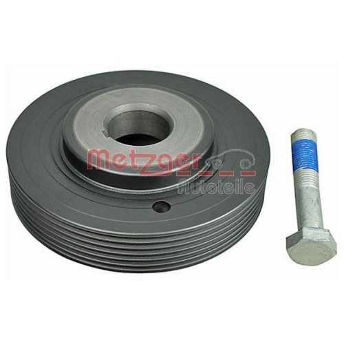 METZGER Riemenscheibe, Kurbelwelle KIT + 6400012