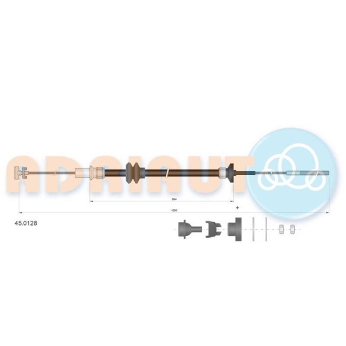 ADRIAUTO Seilzug, Kupplungsbetätigung 45.0128