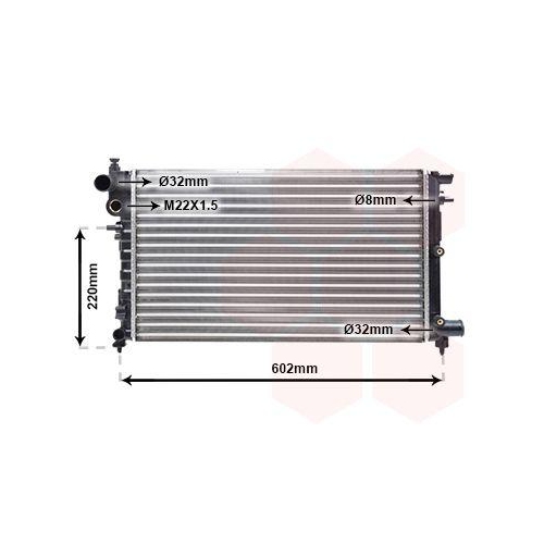 VAN WEZEL K&uuml;hler, Motork&uuml;hlung 40002004