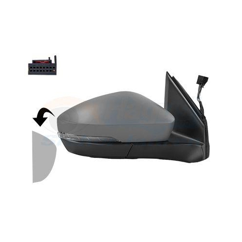 VAN WEZEL Au&szlig;enspiegel * HAGUS * 5706808