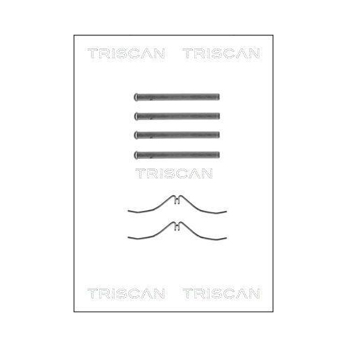 TRISCAN Zubeh&ouml;rsatz, Scheibenbremsbelag 8105 501509
