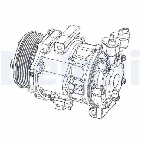 DELPHI Kompressor, Klimaanlage CS20351