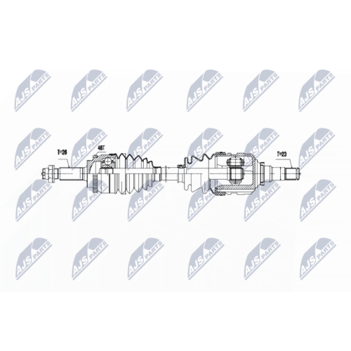 NTY Antriebswelle NPW-TY-056