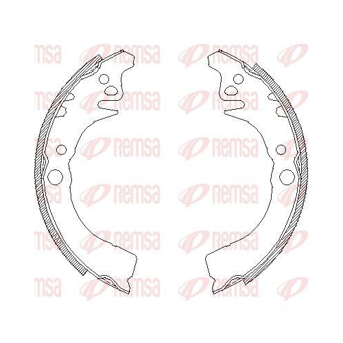 REMSA Bremsbacke 4102.00