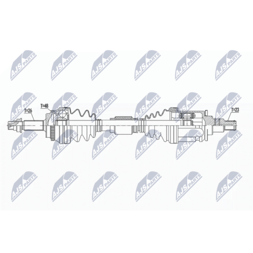 NTY Antriebswelle NPW-TY-131