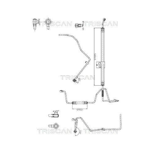 TRISCAN Hydraulikschlauch, Lenkung