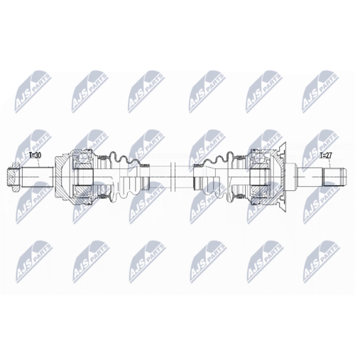 NTY Antriebswelle NPW-BM-159