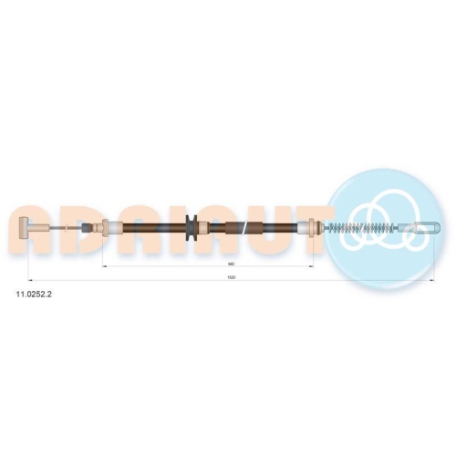 ADRIAUTO Seilzug, Feststellbremse 11.0252.2