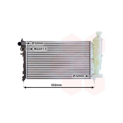 VAN WEZEL K&uuml;hler, Motork&uuml;hlung 40002014