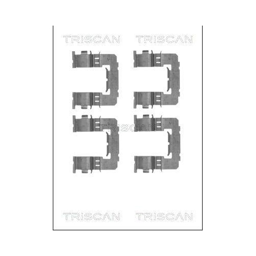 TRISCAN Zubeh&ouml;rsatz, Scheibenbremsbelag 8105 681534