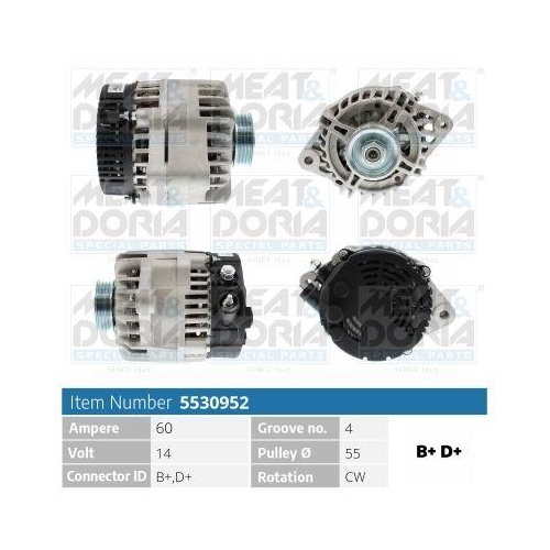 MEAT & DORIA Generator 5530952