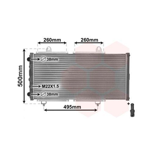 VAN WEZEL K&uuml;hler, Motork&uuml;hlung *** IR PLUS *** 40002033