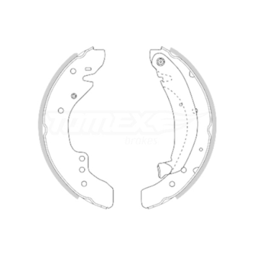 TOMEX Brakes Bremsbackensatz TX 20-29