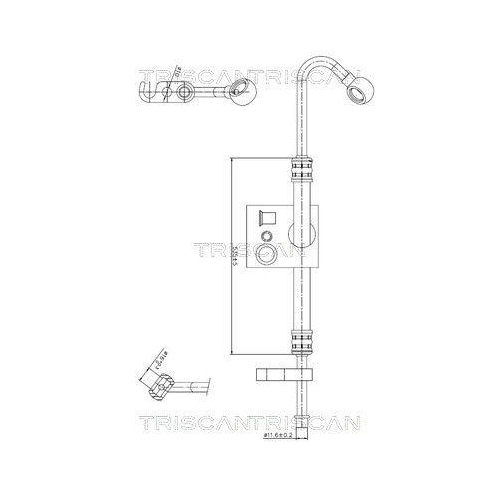 TRISCAN Hydraulikschlauch, Lenkung