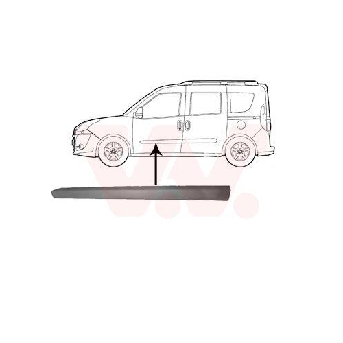 VAN WEZEL Zier-/Schutzleiste, T&uuml;r 1638423
