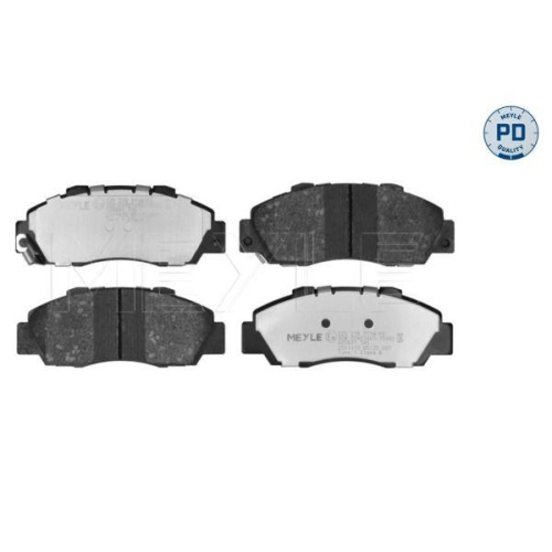 MEYLE Bremsbelagsatz, Scheibenbremse MEYLE-PD: Advanced performance and design. 025 216 5118/PD