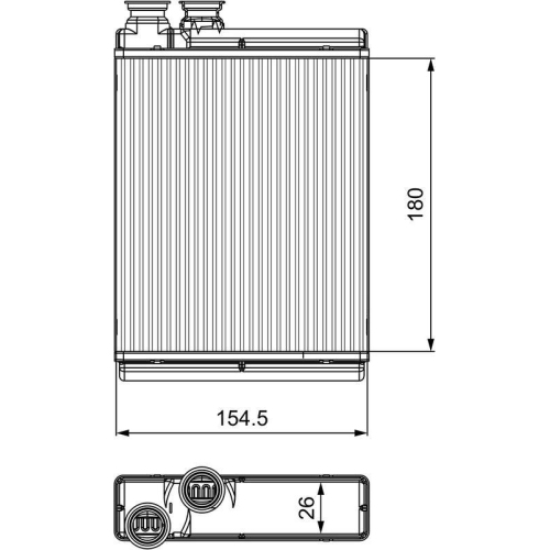 VALEO W&auml;rmetauscher, Innenraumheizung 811517
