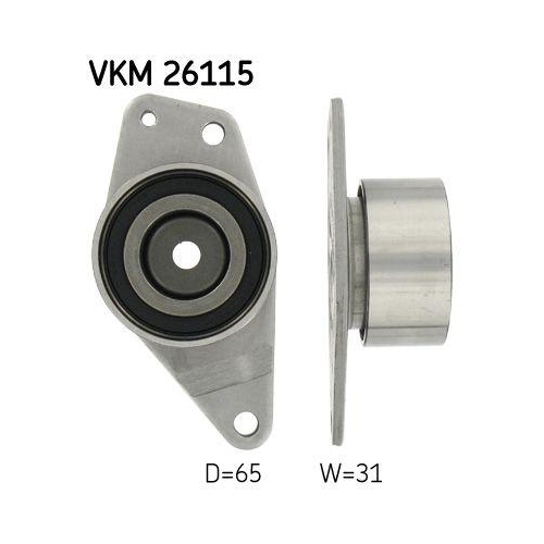SKF Umlenk-/F&uuml;hrungsrolle, Zahnriemen VKM 26115