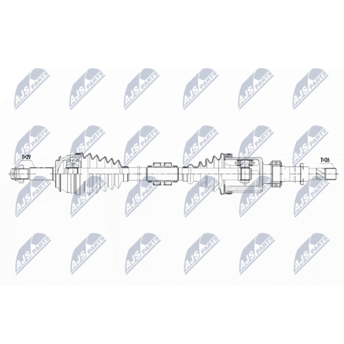 NTY Antriebswelle NPW-NS-074