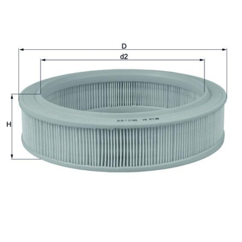 KNECHT Luftfilter LX 81