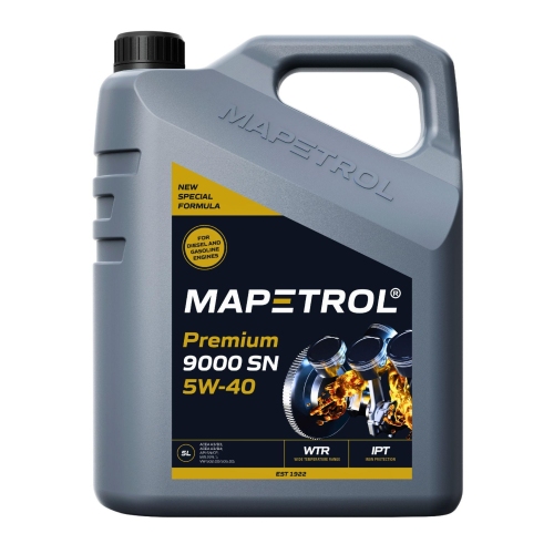 Motor&ouml;l Motoren&ouml;l Mapetrol Premium 9000 SN 5W-40 - 5 Liter Kanister MAP0163