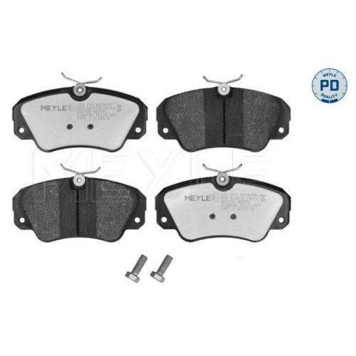 MEYLE Bremsbelagsatz, Scheibenbremse MEYLE-PD: Advanced performance and design. 025 213 6819/PD