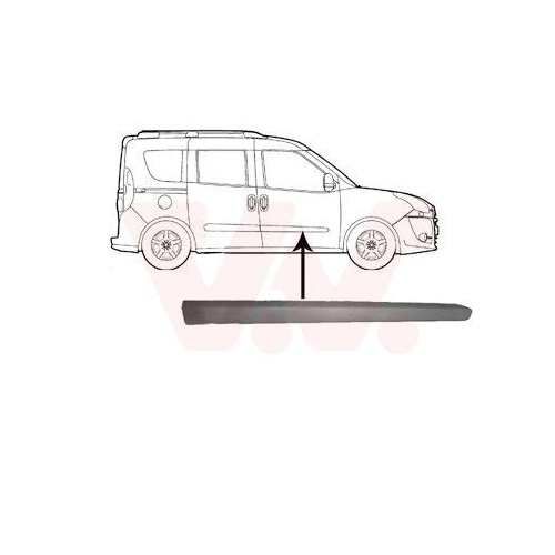 VAN WEZEL Zier-/Schutzleiste, T&uuml;r 1638424