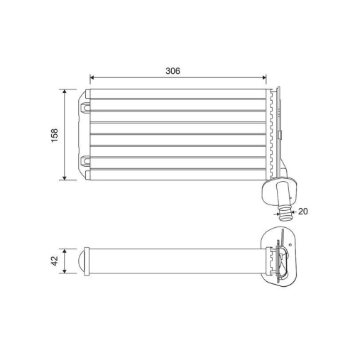 VALEO W&auml;rmetauscher, Innenraumheizung 811519