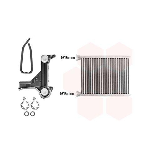 VAN WEZEL W&auml;rmetauscher, Innenraumheizung *** IR PLUS *** 01016700