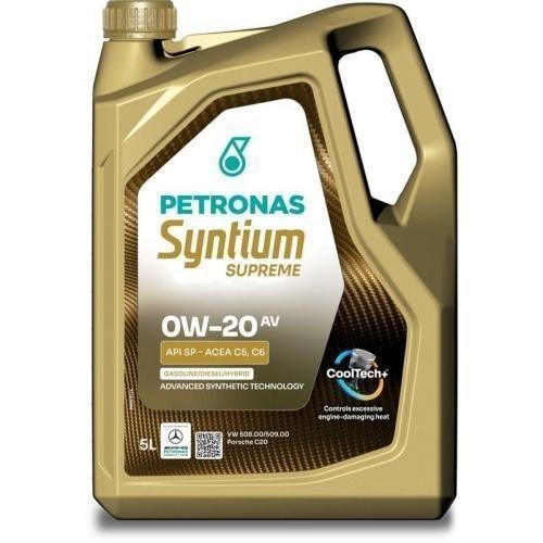 Motor&ouml;l Motoren&ouml;l Petronas Syntium Supreme AV 0W-20 5 Liter 71228M12EU