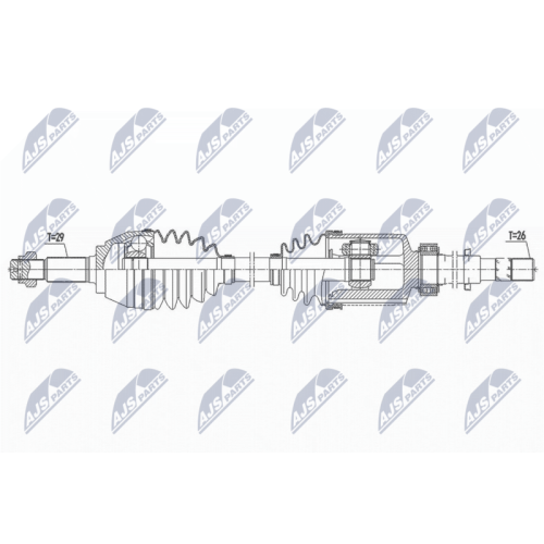 NTY Antriebswelle NPW-NS-092