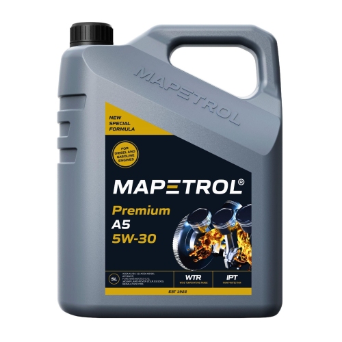 Motor&ouml;l Motoren&ouml;l Mapetrol Premium A5 5W-30 - 5 Liter Kanister MAP0130