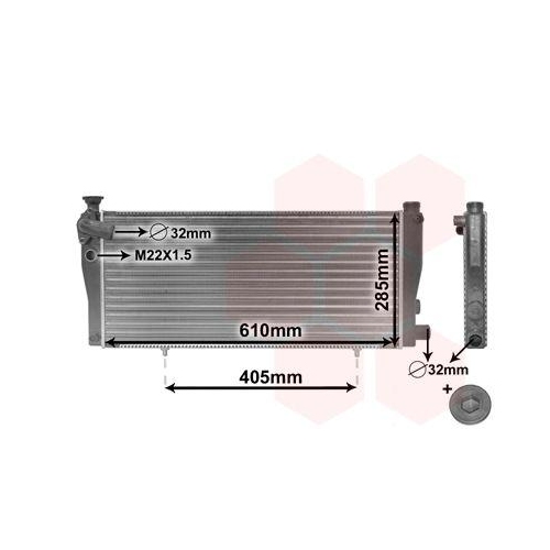 VAN WEZEL K&uuml;hler, Motork&uuml;hlung *** IR PLUS *** 40002099