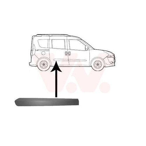 VAN WEZEL Zier-/Schutzleiste, T&uuml;r 1638426