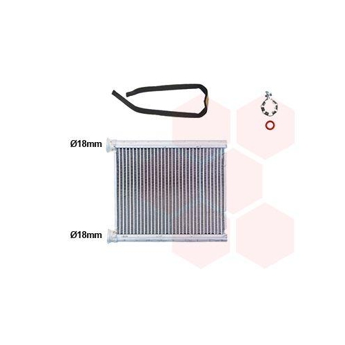 VAN WEZEL W&auml;rmetauscher, Innenraumheizung 43016702