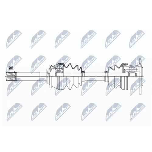 NTY Antriebswelle NPW-MS-051