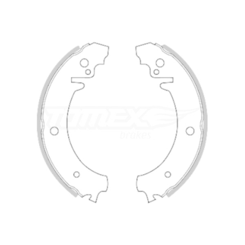 TOMEX Brakes Bremsbackensatz TX 20-11