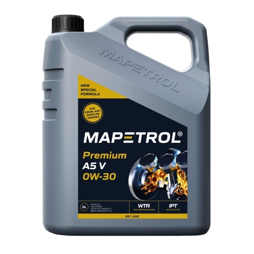 Motor&ouml;l Motoren&ouml;l Mapetrol Premium A5 V 0W-30 - 5 Liter Kanister MAP0103