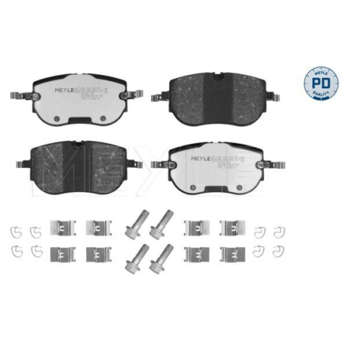 MEYLE Bremsbelagsatz, Scheibenbremse MEYLE-PD: Advanced performance and design. 025 264 1616/PD