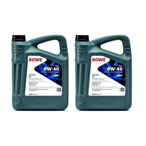 Motoröl ROWE Hightec Synt RS 0W-40 API SN MB229.5 PSA B71 2296 VW502/505 10 Liter