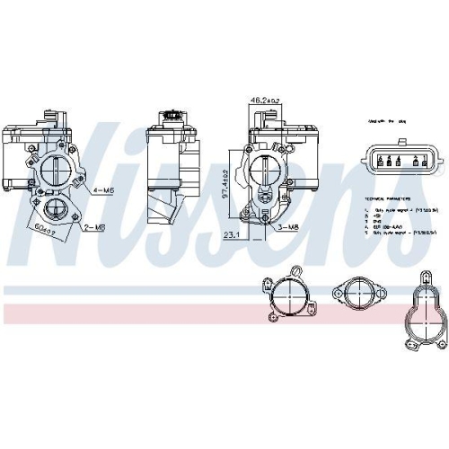 NISSENS AGR-Ventil ** FIRST FIT ** 98265