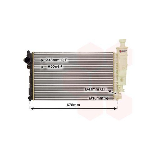 VAN WEZEL K&uuml;hler, Motork&uuml;hlung 40002125