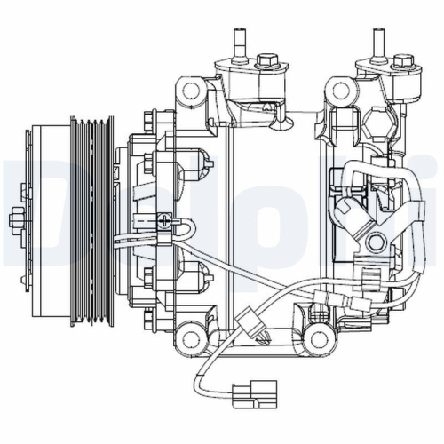 DELPHI Kompressor, Klimaanlage CS20510