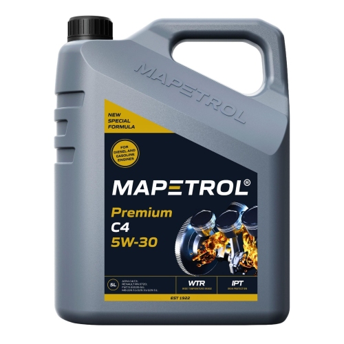 Motor&ouml;l Motoren&ouml;l Mapetrol Premium C4 5W-30 - 5 Liter Kanister MAP0048