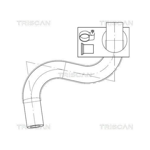 TRISCAN Hydraulikschlauch, Lenkung