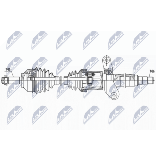 NTY Antriebswelle NPW-BM-190